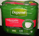 036000191837 Depend 18 Count Unisex