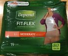 036000385366 Depend Fit Flex Size Large In Waist Count