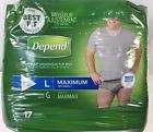 036000479263 Depend Incontinence Underwear For Men Maximum Absorbency Count
