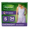036000480078 Depend Womens Night Defense Incontinence Underwear Small
