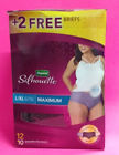 036000491678 Depend Silhouette Modern Rise Briefs Maximum Torn Packaging