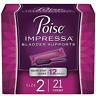 036000496192 Poise Impressa Incontinence Bladder Supports For Control Size