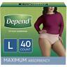 036000516586 Kimberly Clark Depend Incontinence Underwear For Women Maximum