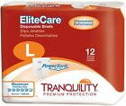 Absorbency-12ea 070319024134 Tranquility Elite Care Brief Large Disposable Heavy