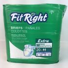 080196522258 Medline Fit Right Extra Briefs Qty Size Medium