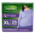 10036000463399 Depend Night Defense Incontinence Overnight Underwear For Women 36000463392