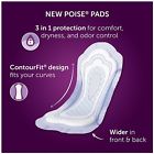 10036000469681 Poise Regular Pad Moderate Absorbency Period Protection Dry Odor Control