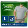 10036000479369 Depend Protective Briefs Underwear Incontinence For Men Maximum