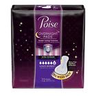 10602100 Poise Overnight Incontinence Pads Ultimate Absorbency Sleep Secure Shape Pcs
