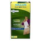 12537 Depend Fit-flex Incontinence Underwear 767674180185