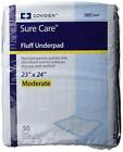 1547 Covidien Kendall Surecare Fluff Underpads Size Pack Of