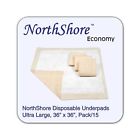 1718 Northshore Economy Beige Disposable Underpads Chux Ultra 893947017183