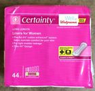 311917172736 Walgreens Certainty Liners For Women Very Light Absorbency