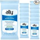 Wm007 35301 Ally Adult Bathing Cloths Hypoallergenic Skin Count Pack 682470735301