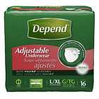 35446 Depend Adjustable Incontinence Underwear 0036000191844