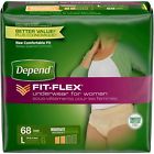 0360005 36706 Depend Fit-flex Incontinence Underwear 036000367065