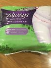 3700095180 Always Discreet Underwear New Lower Rise Form Fit Large Ct