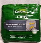 38534 Depend Underwear For Men Maximum Absorbency Count Brand New