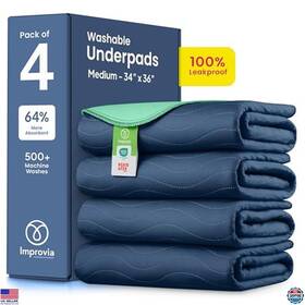 B0d88nlm9p 3m Washable Underpads 34 Inch X36 Pack Of 4 Heavy Absorbency Waterproof Bed Pads