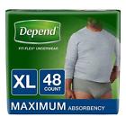 4151181615 Depend Incontinence Underwear For Men Maximum Absorbency Xl Gray