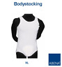 425801 Abena Special Needs Clothing Bodysuit Onsie Incontinence Snap Crotch White
