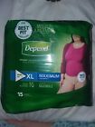 43586 Depend New Underwear For Women Maximum Absorbency Count