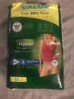 0360001 47920 Depend Incontinence Underwear For Women Maximum Absorbency Tan 036000479201