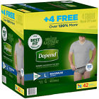 48458 Depend Incontinence Underwear For Men Maximum Absorbency Count