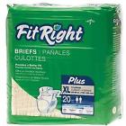 60fitpluslg Fitright Plus Briefs Large Bag Of
