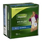 67034 Depend Incontinence Underwear For Women Maximum Absorbency 764442861307