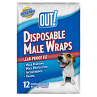 72469-3p Out Disposable Male Dog Diapers Count Medium Fits 010279724699
