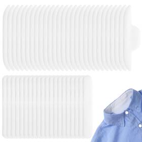 794905 1 5152fjma2932 50 Pcs Collar Hats Sweat Pads Disposable Anti-dirty Stain Shirt Neck Liner Self