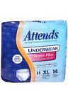 814301 Attends Underwear Extra Large Super Plus Absorbency Pks Of