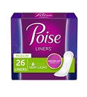 36000193053 962563 Poise Incontinence Panty Liners Very Light Absorbency Regular