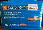 983068 Walgreens Certainty Adjustable Underwear Unisex Adult Count New 311917191720