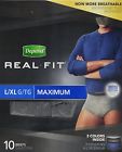 9c2hwpwlac Depend Real Fit Incontinence Briefs For Men Maximum Absorbency New