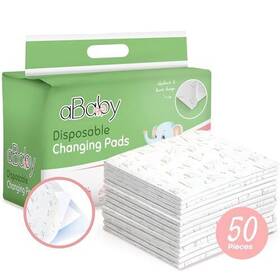 Ababy.com 009243614210 Disposable Changing Pads For Baby 50 Pack Super Soft And Ultra Absorbent Ba
