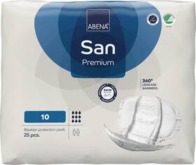 1000021312-x-4 Abena Heavy Absorbency Incontinence Pads Size 10 Disposable Adult