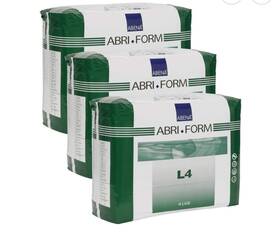 4168-a-3 Abena Abri-form Comfort Briefs Plastic Backed Large L4 36 Count Case