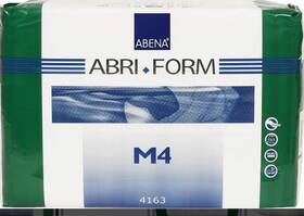 4163 Abena 703538126550 Abri-form Comfort M4 Incontinence Brief M Contoured 42 Count -