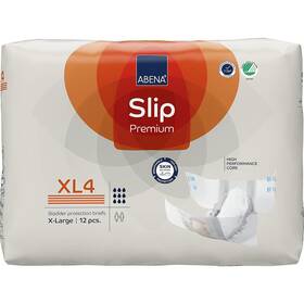 Abena 713571000304 Slip Premium Incontinence Briefs Level 4 Extra Large 12 Count Fast Ship