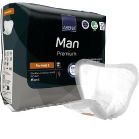 Abena 713571001141 Man Premium Guards Sizes 2 Formula 15 Ct Fast Ship