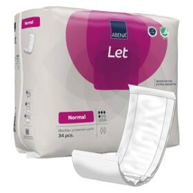 Abena 713571001288 Boost Fluff Incontinence Pads - No Barrier Flow-through Normal 34 Count