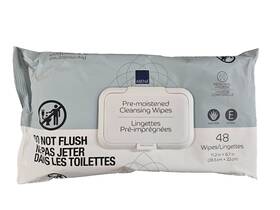 Ab3775 Abena Pre-moistened Cleansing Wipes 11.2 Inch X 8.7 48ct 2 Packages