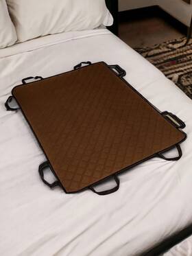 Abuelle 727295398000 Washable 35 Inch X47 - Reusable Incontinence Bed Pads With Handles For Adu