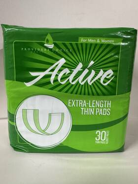 Active 657060006208 Extra Length Thin Pads -30 Padas For Men And Women