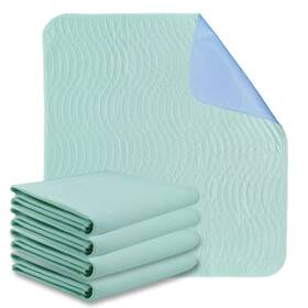 Agooliiu 891869829719 Absorbent Bed Pads For Incontinence - Washable Reusable 4-layer Waterproof