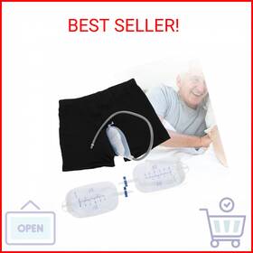 Alisasin 701687574838 Urinal Reusable Male Bag Pee Portable Wearable Mens Elas
