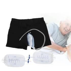Alisasin 701687574852 Urinal Reusable Male Bag Pee Portable Wearable Mens E