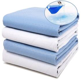 Alsunny 414740988245 4 Pack Bed Pads For Incontinence Washable 34 Inch X 36 Waterproof Padsadult W